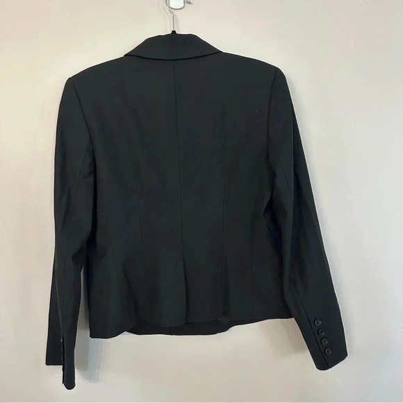 Theory Women's Long Sleeve Black Wool Blazer Jacket Size 12 GUC - Picture 8 of 8